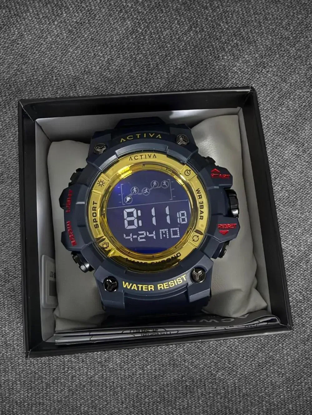 Activa ACW8082-917 Blue Gold Digital Sport Watch